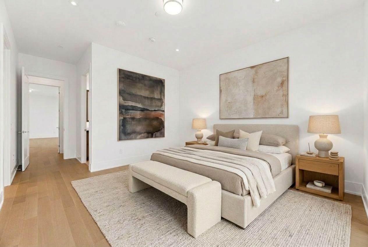 Virtually staged bedroom 2 – Upper Penthouse UPH1, Thornhill