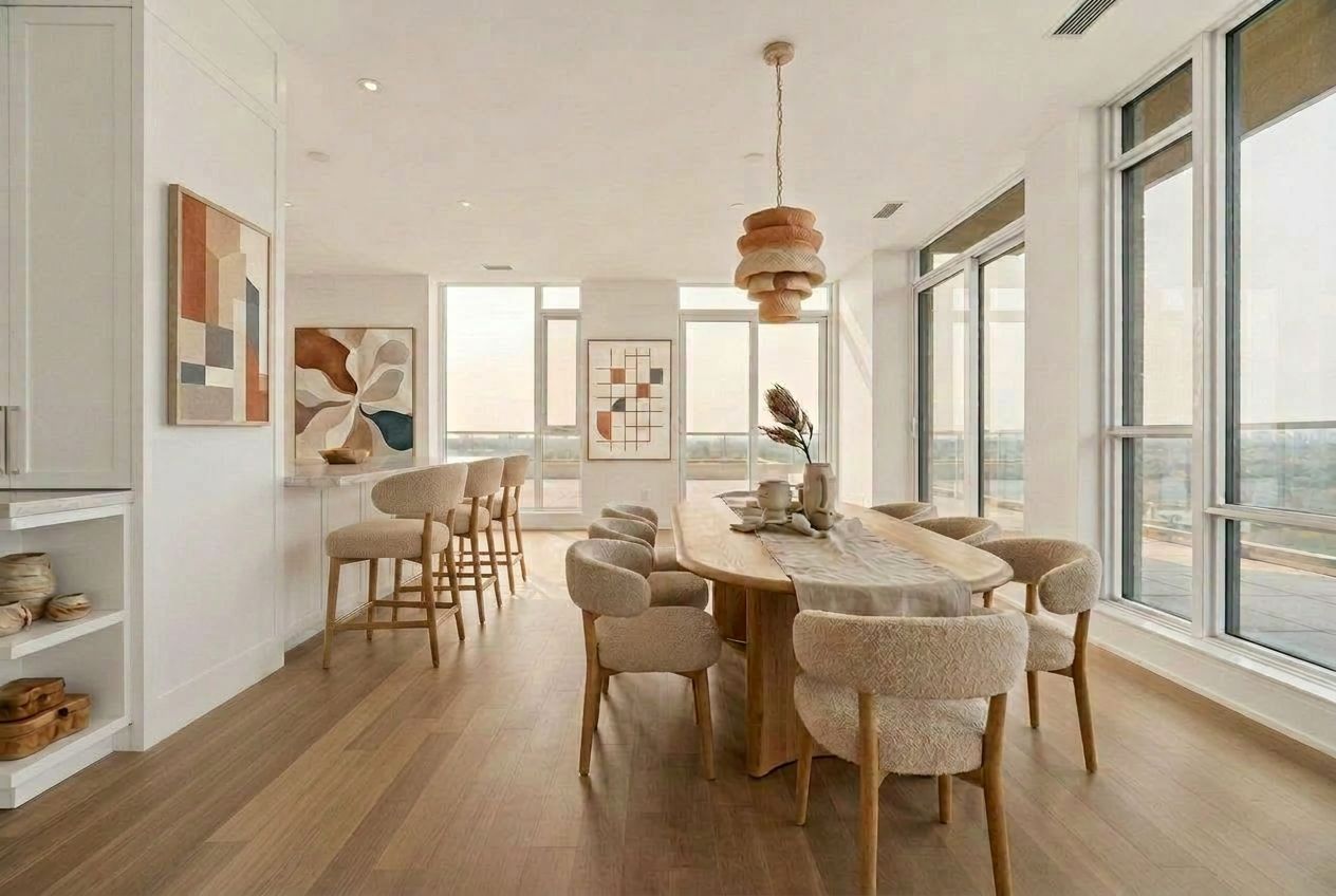 Formal dining room – Upper Penthouse UPH1, 399 Royal Orchard Blvd, Thornhill